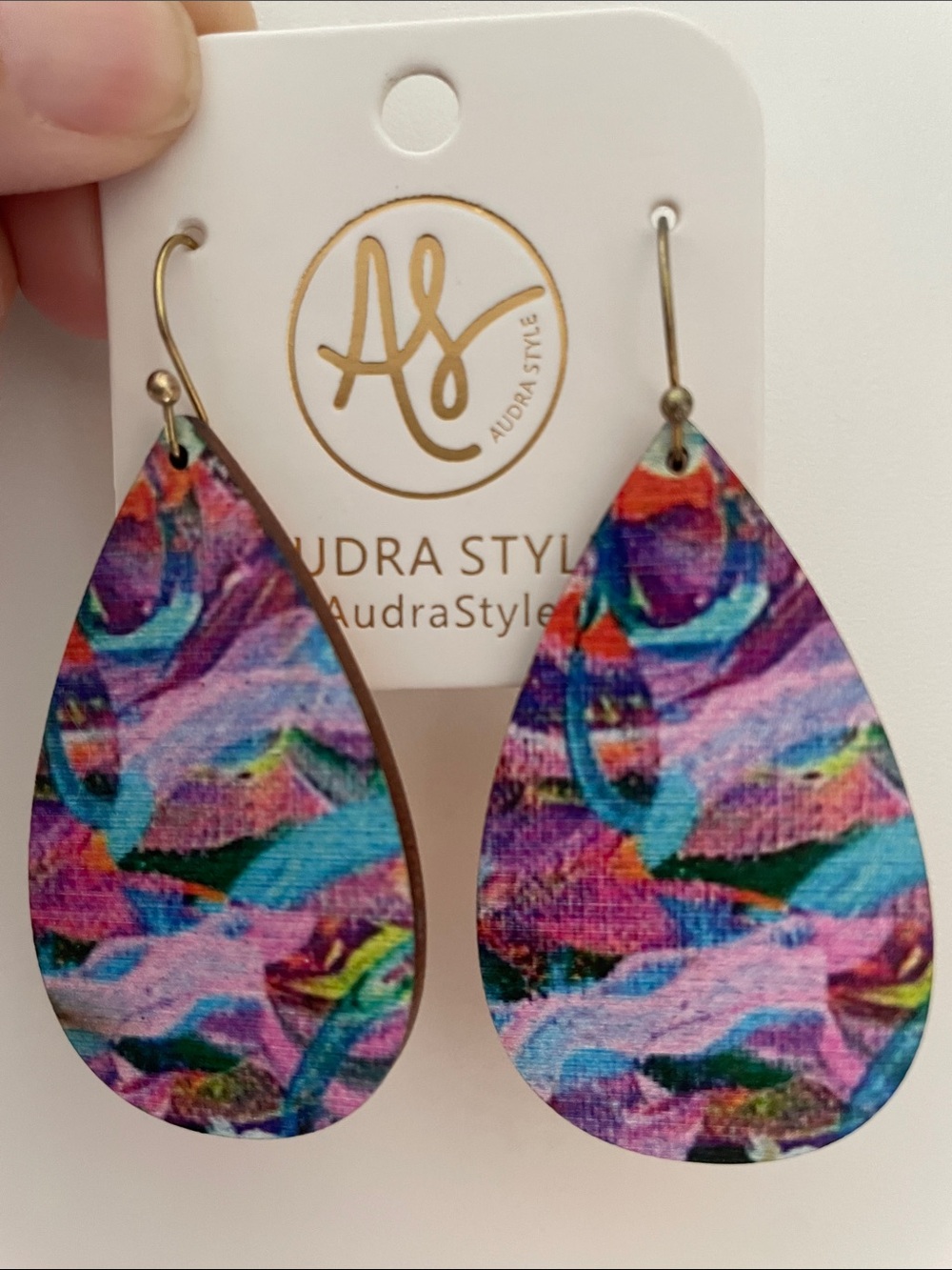 Audra Style Multicolor Teardrop Earrings